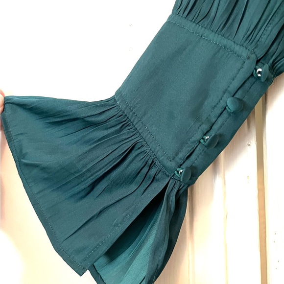 Anthropologie flare sleeve button up blouse - Picture 5 of 7